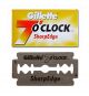 Gillette 7 O'clock Sharp Edge Double Edge Razor Blades