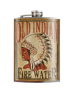 Trixie & Milo Flask - Old Indian Fire Water 