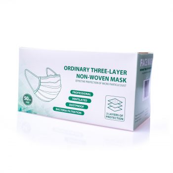 Disposable Face Mask 50-pack