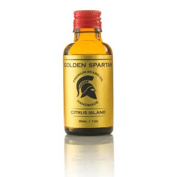 The Golden Spartan Premium Beard Oil - Citrus Island 