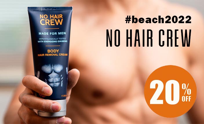 no hair crew hårborttagning för män